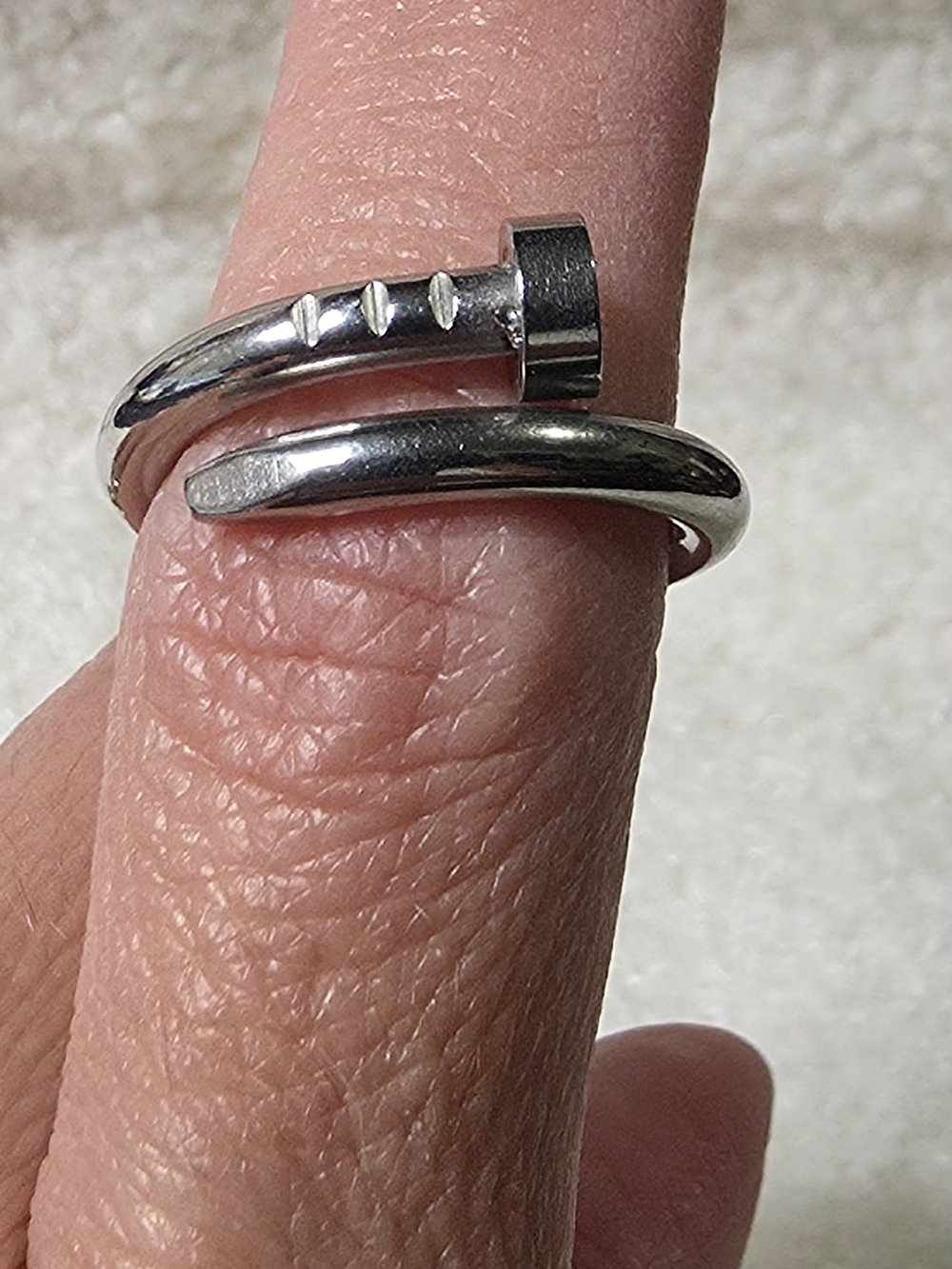 Stainless Steel Nail Ring